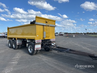 2014 Harris 6 m Super Dog End Dump Trailer