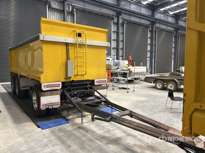 2014 Harris 6 m Super Dog Remorque à benne basculante arrière