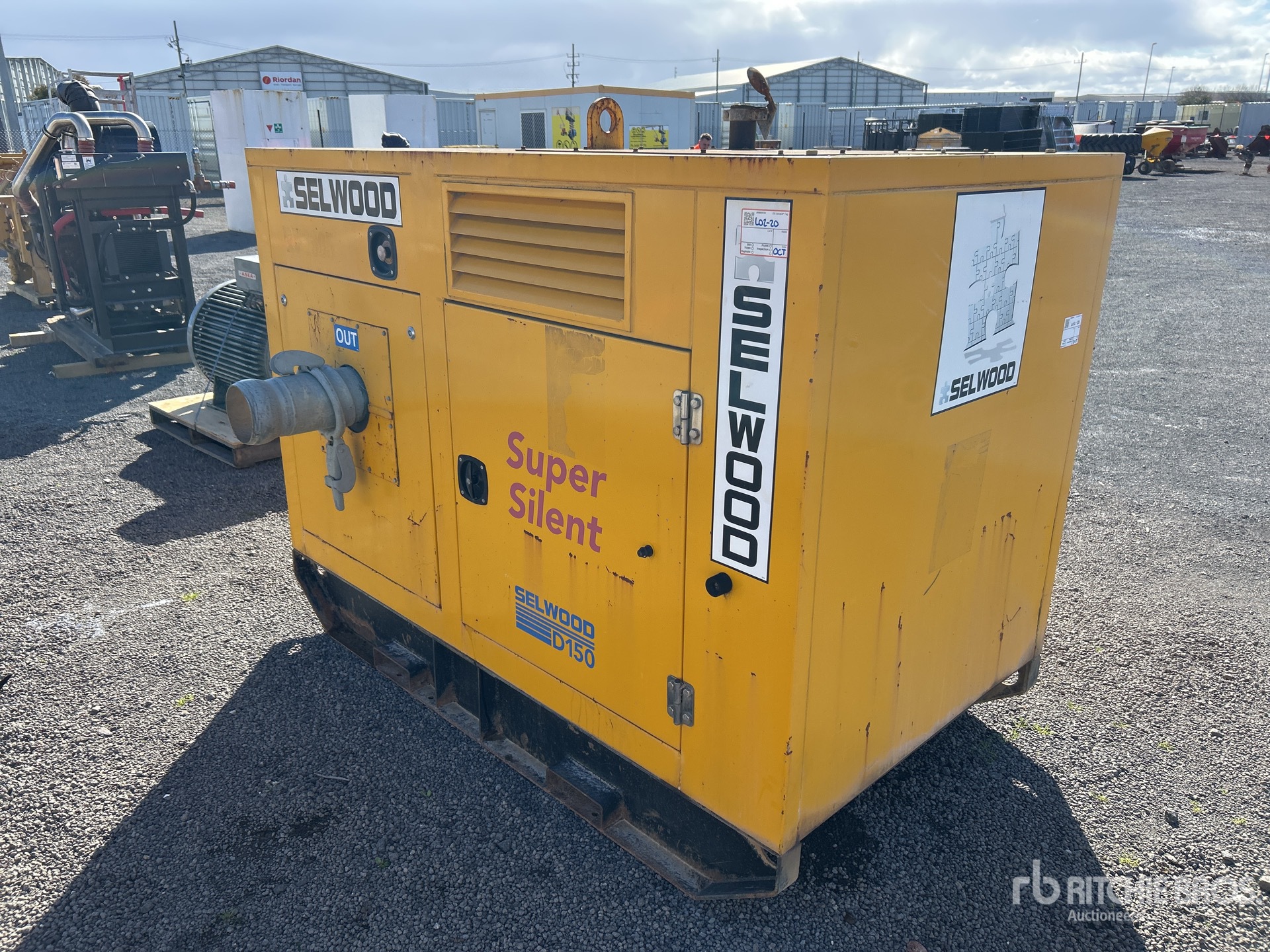 2006 Selwood D150 Skid-Mounted مضخة مياه
