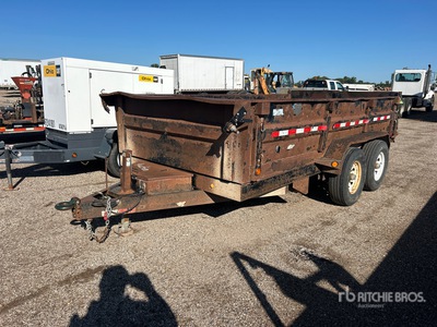 2010 PJ Trailers 14 ft T/A Tipping Utility Trailer