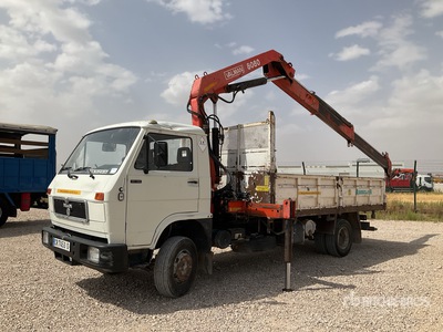 Hiab 8080-3 on 1992 MAN 10.150 4x2 Autocarro ribaltabile con gru