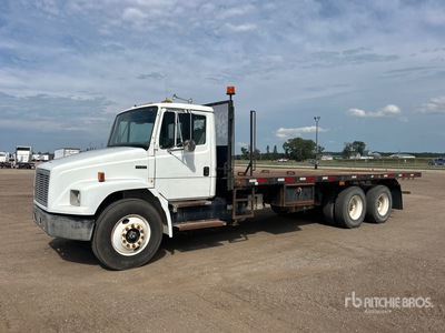 2001 Freightliner FL80 6x4 Flatbed Truck