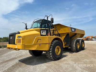 2015 Cat 745C を見 Articulated Dump Truck