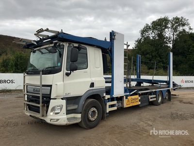 2016 DAF CF Euro6 6x2 Sleeper Car Carrier Truck