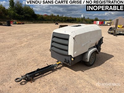 2019 Atlas Copco XAS88 Compresseur A Air Air Compressor (Inoperable)
