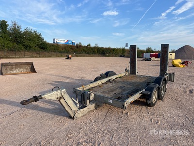ECIM F350 3500 kg T/A Remorque Remolque Portamaquinaria