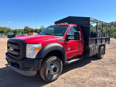 2011 Ford F-550 XL 4x2 Flatbed Truck (Inoperable)