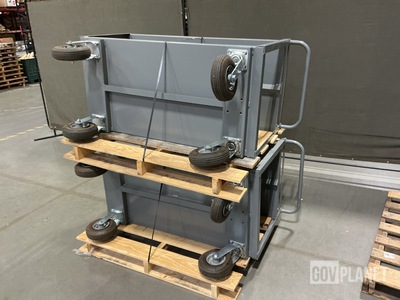 (2) Little Giant Storage Carts