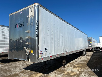 2007 Utility 4000D-X 53 ft x 102 in T/A Van Trailer