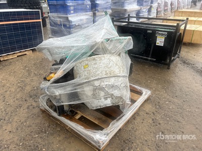 Concrete mixers, saw