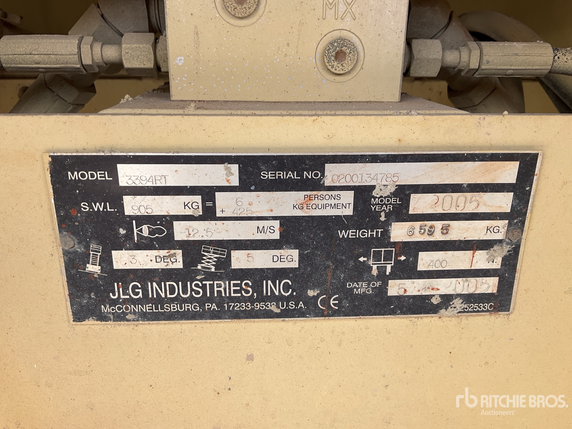 2005 JLG 3394 RT 4x4 Diesel Scissor Lift