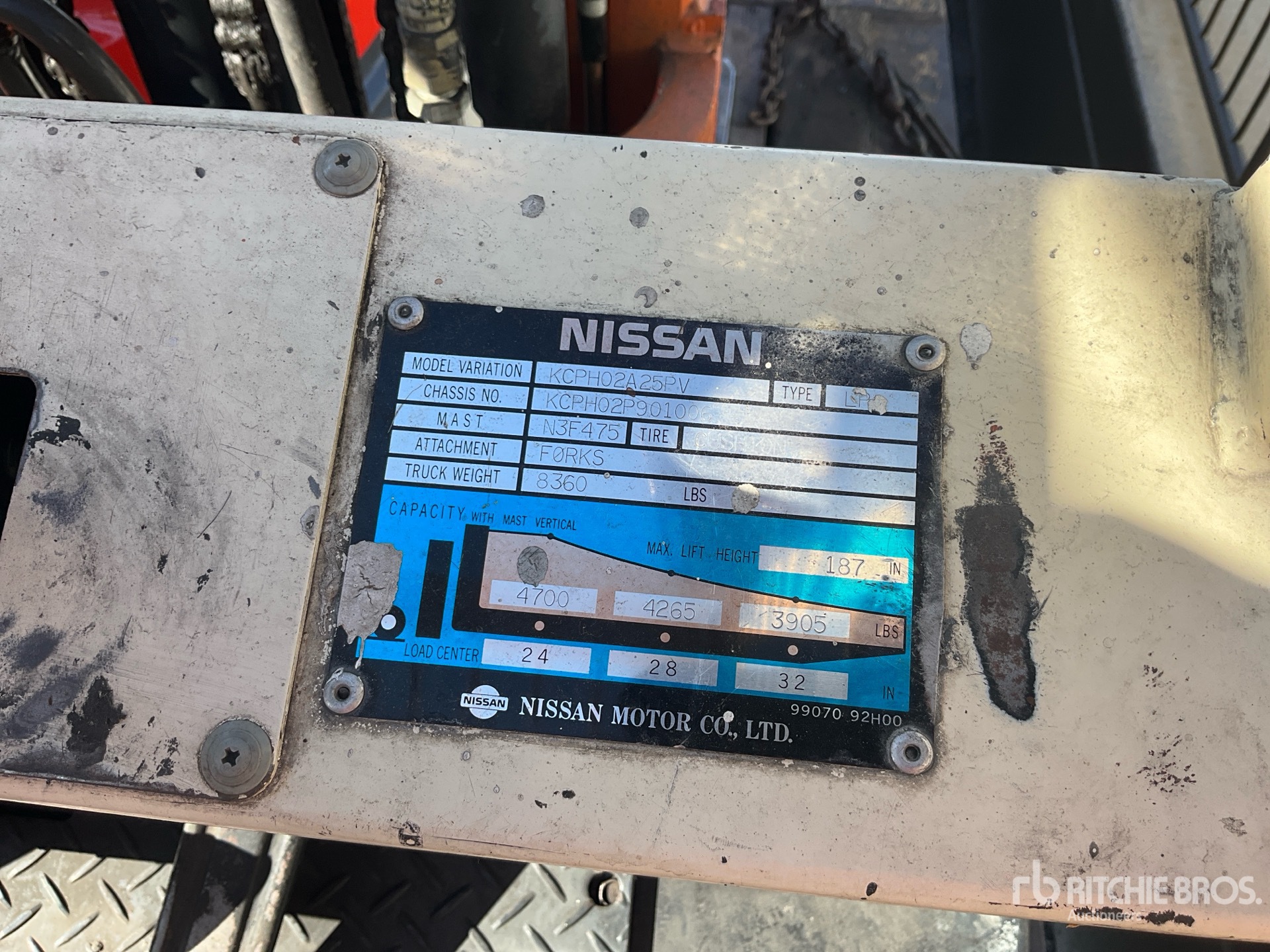 1994 Nissan KCPH02A25PV Forklift