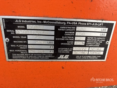 2012 JLG 860SJ 4WD Plataforma Elevadora Telescópica