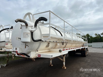 2014 Global Vaccum Systems 5460 gal Vacuum Tanker Trailer