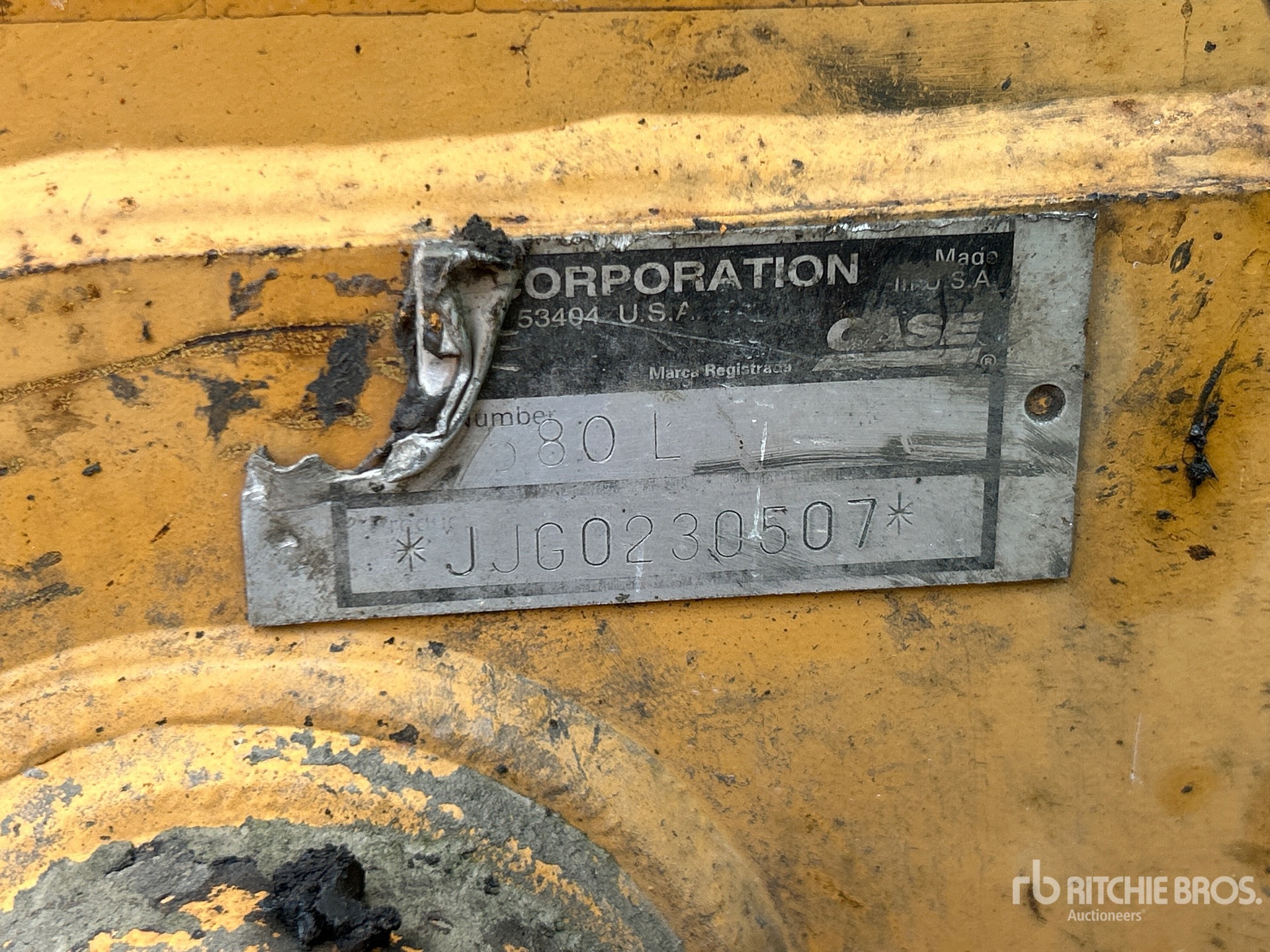 1995 Case 580L 4x4 Backhoe Loader (Inoperable)