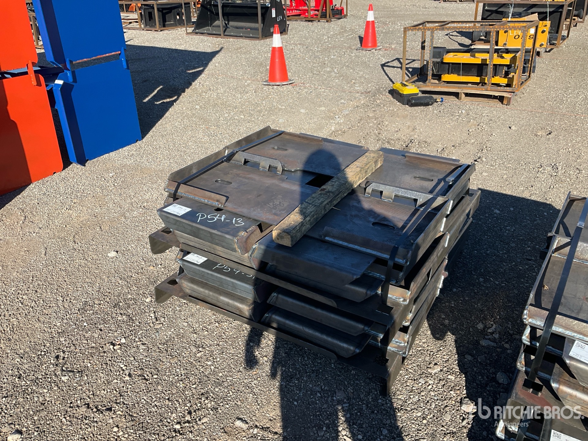 2025 Kit Containers QT-F-BLANK Skid Steer Attachment Mounting Plate