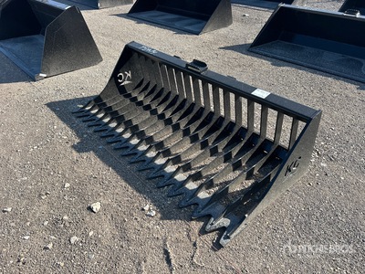 2025 Kit Containers QT-SB-H76-V3 76 in Skeleton Skid Steer Bucket