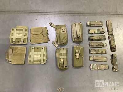 (440) Individual Pouches, (61) Radio Carrier Bags & Assorted Items