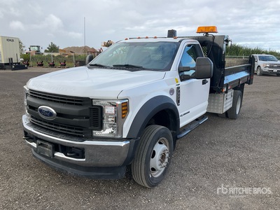 2019 Ford F-550 XL 4x4 Flatbed Dump Truck