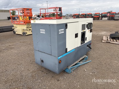 2018 Atlas Copco QAS 25 KD T4F 20 kW Skid-Mounted Generator Set