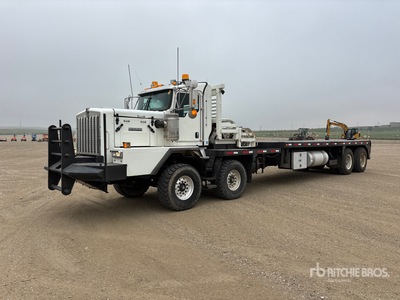 2014 Kenworth C500 Wide Hood 8x4 Twin-Steer Laadvloer Vrachtwagen
