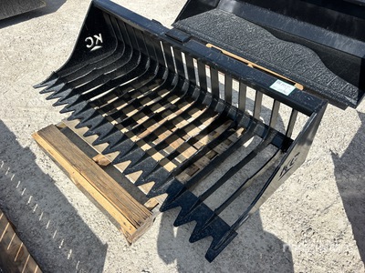 2025 Kit Containers QT-SB-H76-V3 76 in Skeleton Skid Steer Bucket (Unused)
