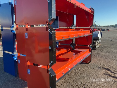 2025 Kit Containers QT-SP-10-23 Empujador de nieve para minicargadora