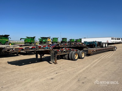 2009 Peerless 16-Wheel Double Drop Removable Gooseneck dieplader