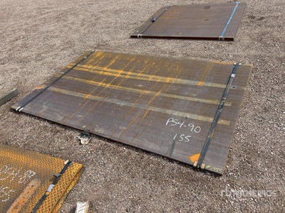 Quantity of (2) 2025 Kit Containers 60 in x 97 in (.75 in Thick) Steel Plates