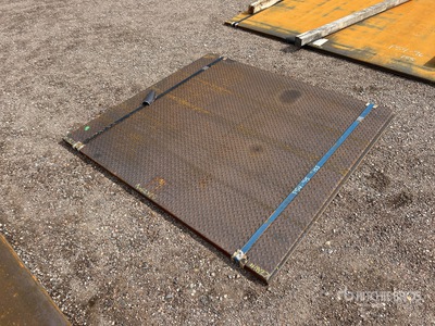 Quantity of (2) 2025 Kit Containers 62 in x 66 in (.75 in Thick) Steel Plates