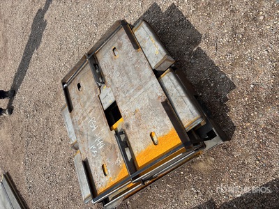2025 Kit Containers QT-F-BLANK Montageplatte für Kompaktlader-Anbaugerät