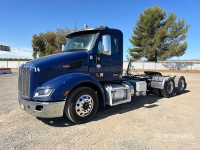 2014 Peterbilt 579 6x4 Cabeza Tractora Cabina Corta