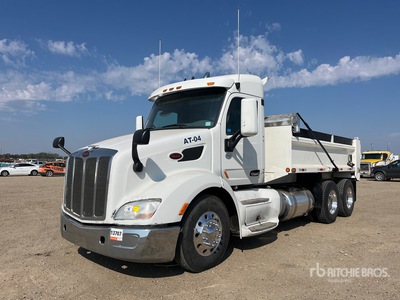 2016 Peterbilt 579 6x4 T/A Dump Truck