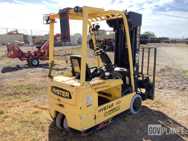 MONTACARGAS ELéCTRICO HYSTER J40ZT