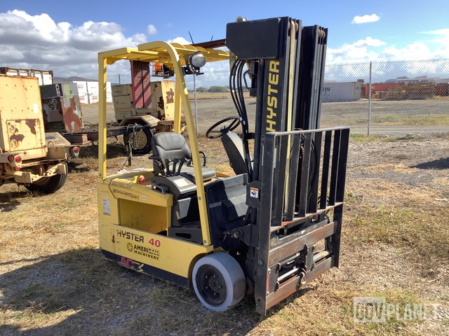 MONTACARGAS ELéCTRICO HYSTER J40ZT