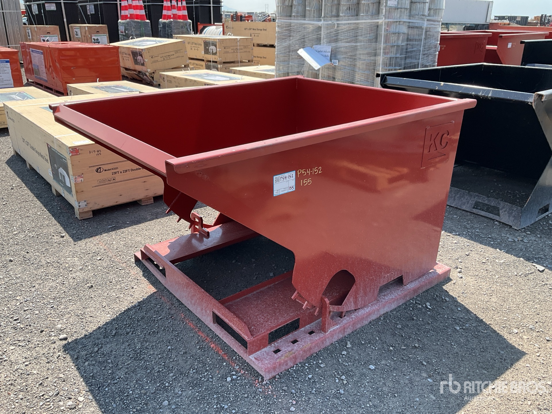 2025 Kit Containers 1.5YFT-SDH Self-Dumping Hopper