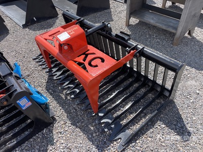 2025 Kit Containers QT-SG-S76-V3 76 in Skid Steer Grapple (Unused)