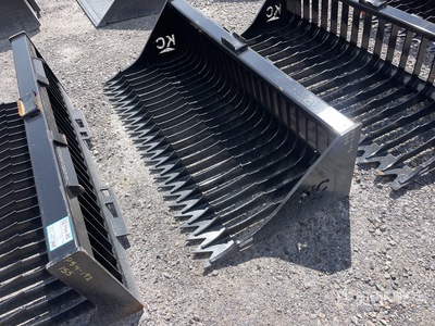 2025 Kit Containers QT-SB-H72-F 72 in Skid Steer Screening Bucket (Unused)