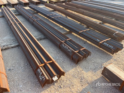 Quantity of (3) Bundles Of 4" x 4" x 1/4" A36/529-50 20' Angle Iron