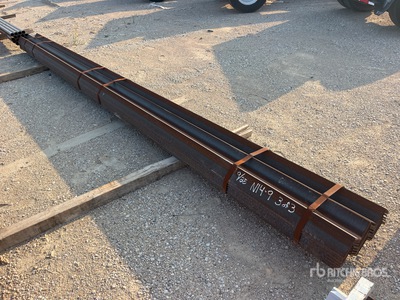 Quantity of (3) Bundles Of 4" x 4" x 1/4" A36/529-50 20' Angle Iron