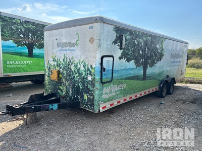 2014 Wells Cargo EW2424-B 24 ft T/A Remorque fermée
