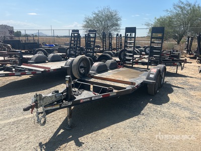 2018 Pratt 10 ft T/A Remorque pour équipement