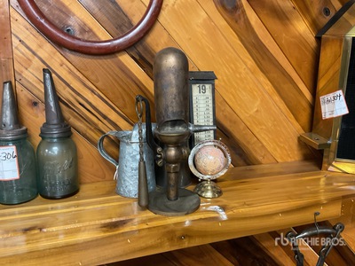 Lunkenheimer Antique Brass Steam Whistle w/ Antiques Antichità