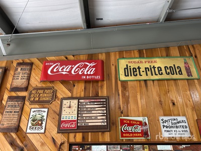 Coke Cola Signs antique Antichità