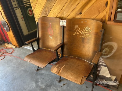 Wooden folding Seats antique