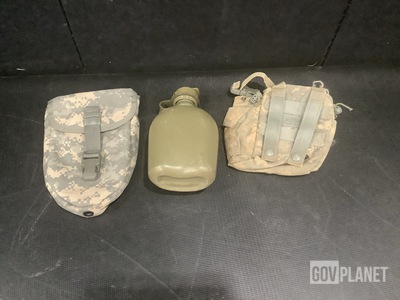 (213) Canteen Pouches, (102) Entrenching Carriers & Assorted Items