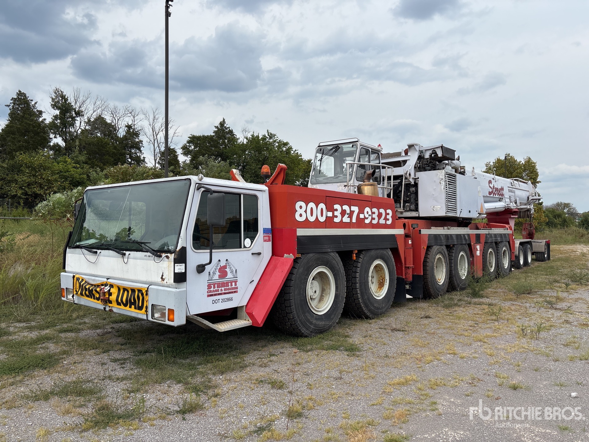 2001 Liebherr LTM-1300-1 481000 lb 12x6x10 360 Ton All Terrain Crane