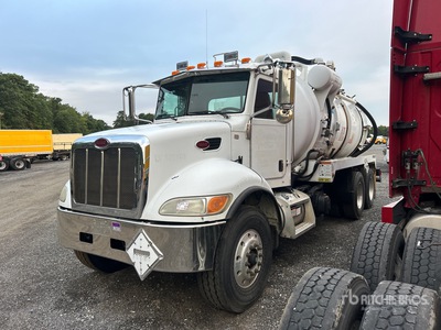 2012 Presence on 2013 Peterbilt 348 6x4 Vacuum Tanker Truck (Inoperable)