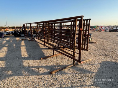 Quantity of (10) 24 ft x 5 ft Livestock Panel