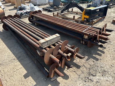 Quantity of (24) 10 ft Screw Piles بنود متنوعة - قطع المعدات